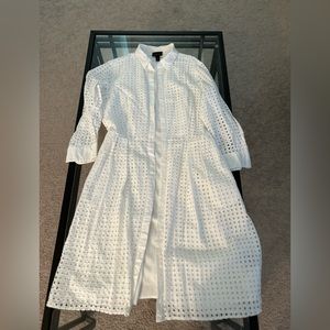 Who What Wear White eyelet dress in size small